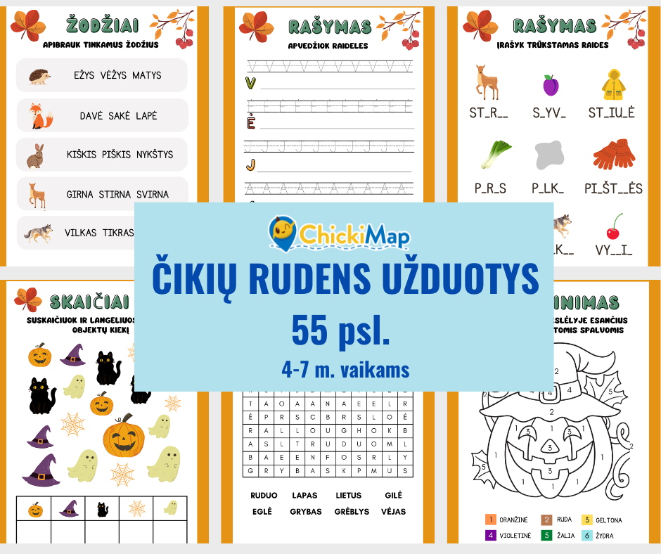 Čikių rudens užduotys