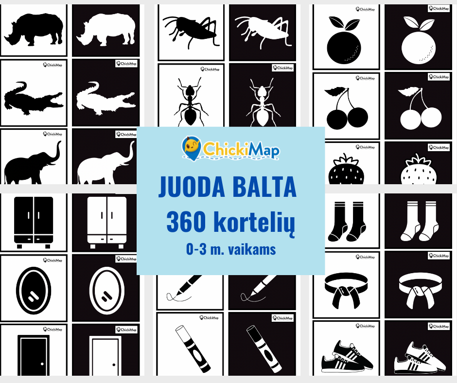 JUODA-BALTA