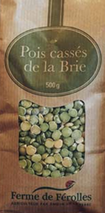 Pois cassés de la Brie (sachet 500g)