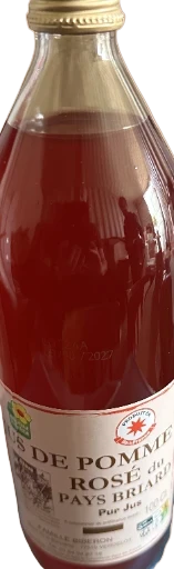 Jus de pomme rosé 1 litre