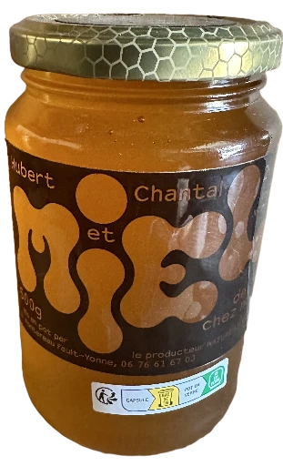 Pot 500gr Miel "de chez nous" 2025 Hubert et Chantal 