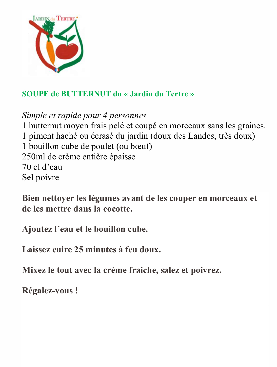 Butternut / Courge (Pièce)