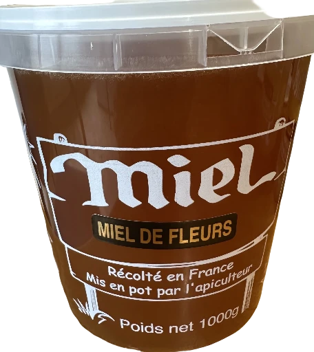 Miel différents parfums en pot 1 kg