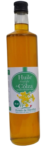 Huile vierge extra de colza 0.75L première pression