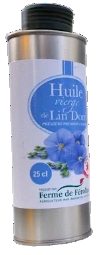 Huile vierge extra de Lin 0.25 L