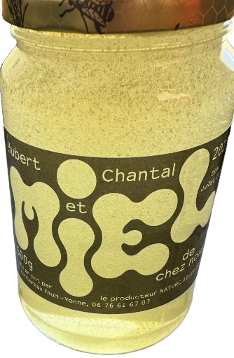 Pot 500gr Miel "de chez nous" 2025 Hubert et Chantal 