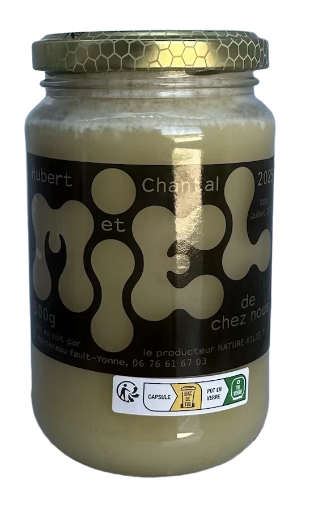 Pot 500gr Miel "de chez nous" 2025 Hubert et Chantal 