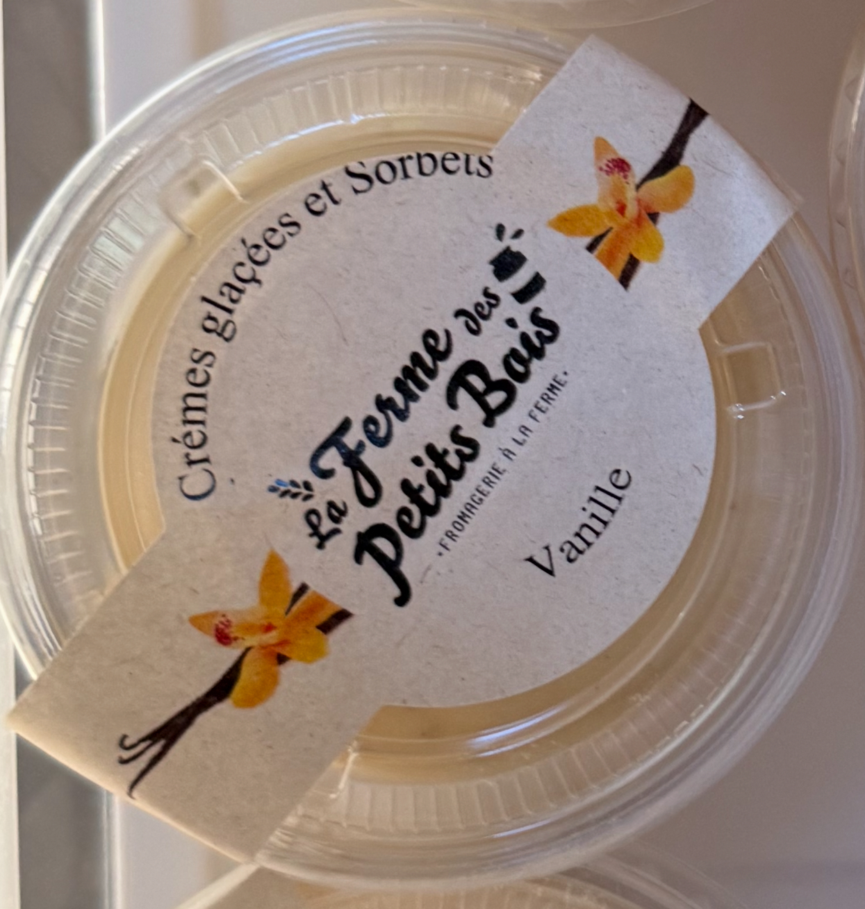 Crème glacée aux parfums différents pot de 110gr