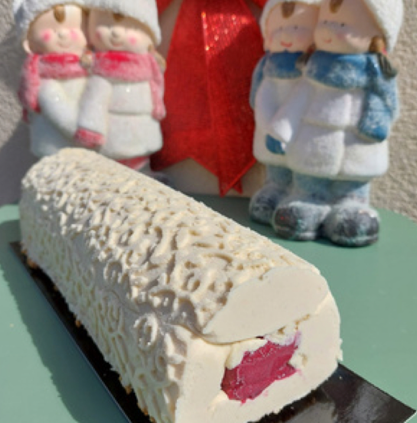 Bûches de Noël glacées de la ferme des petits bois