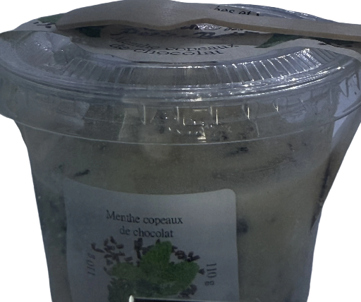 Crème glacée aux parfums différents pot de 110gr