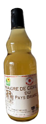 Vinaigre de cidre du Pays Briard 75cl