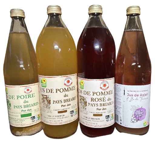 Jus de fruits Artisanal en Bouteille