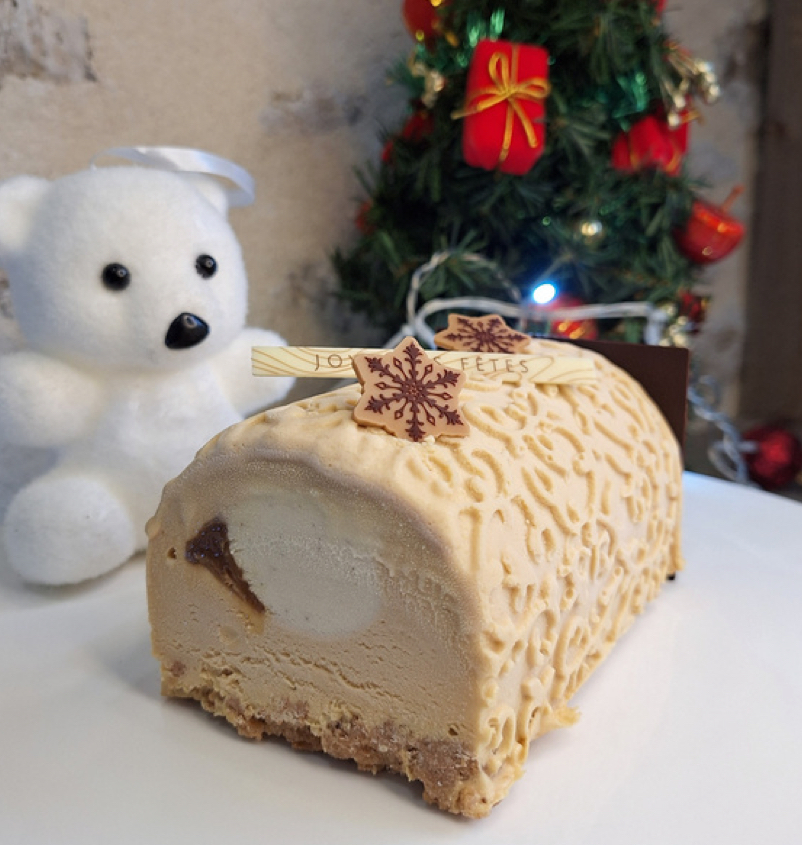 Bûches de Noël glacées de la ferme des petits bois