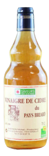 Vinaigre de cidre du Pays Briard 75cl