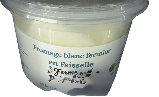 Fromage blanc faisselle frais fermier 