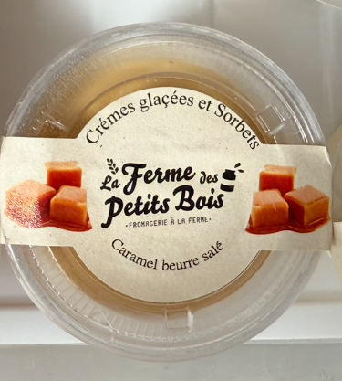 Crème glacée aux parfums différents pot de 110gr