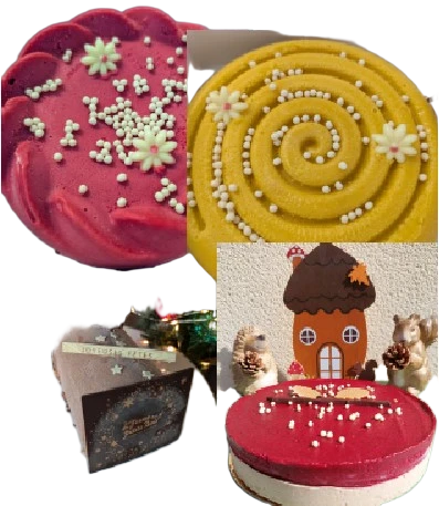 gateaux et Bûches glacées de la ferme des petits bois