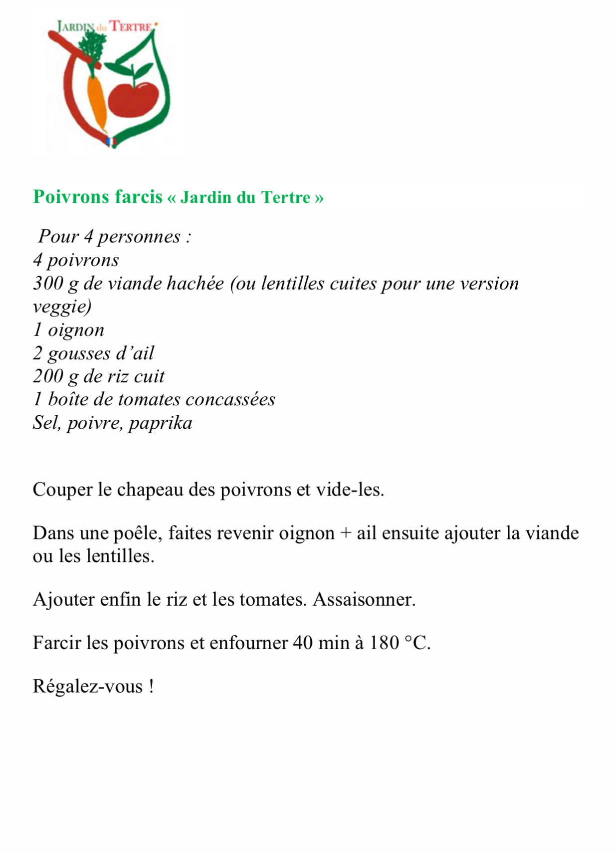 🫑 poivrons verts  (Pièce) ou multicolores