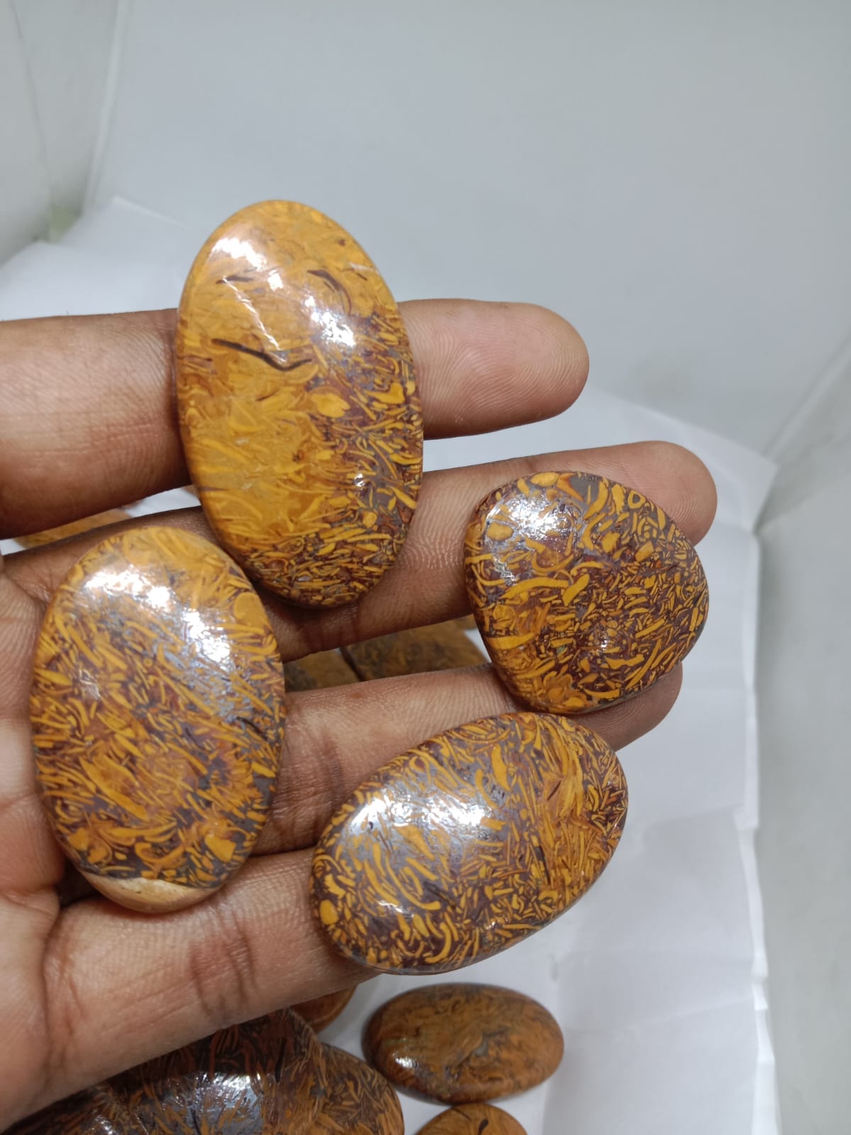 Natural Mariyam jasper Gemstone for  Jewelry