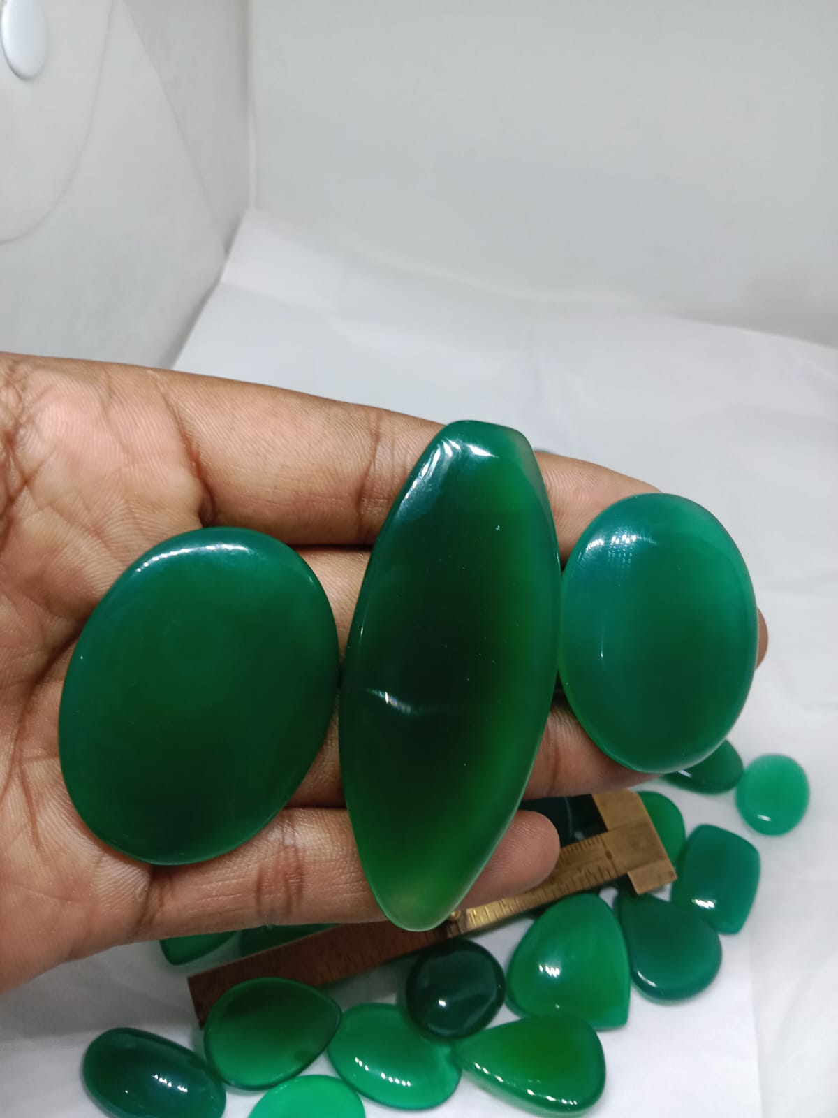 Natural Blue Onyx Cabochon (Natural