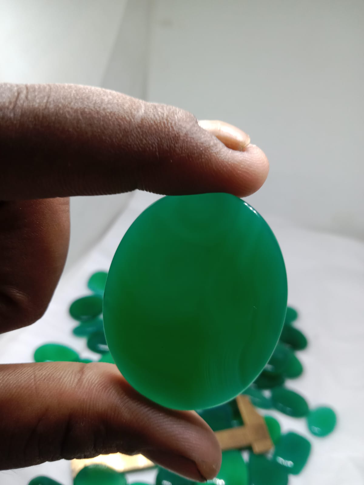 Natural Blue Onyx Cabochon (Natural