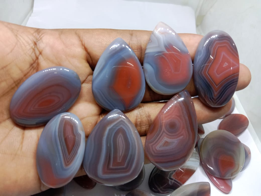 Natural Botswana Agate Lot Handmade