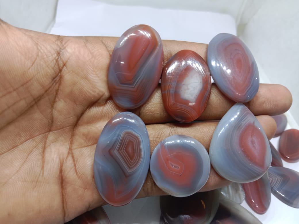 Natural Botswana Agate Lot Handmade