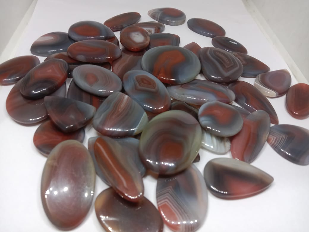Natural Botswana Agate Lot Handmade