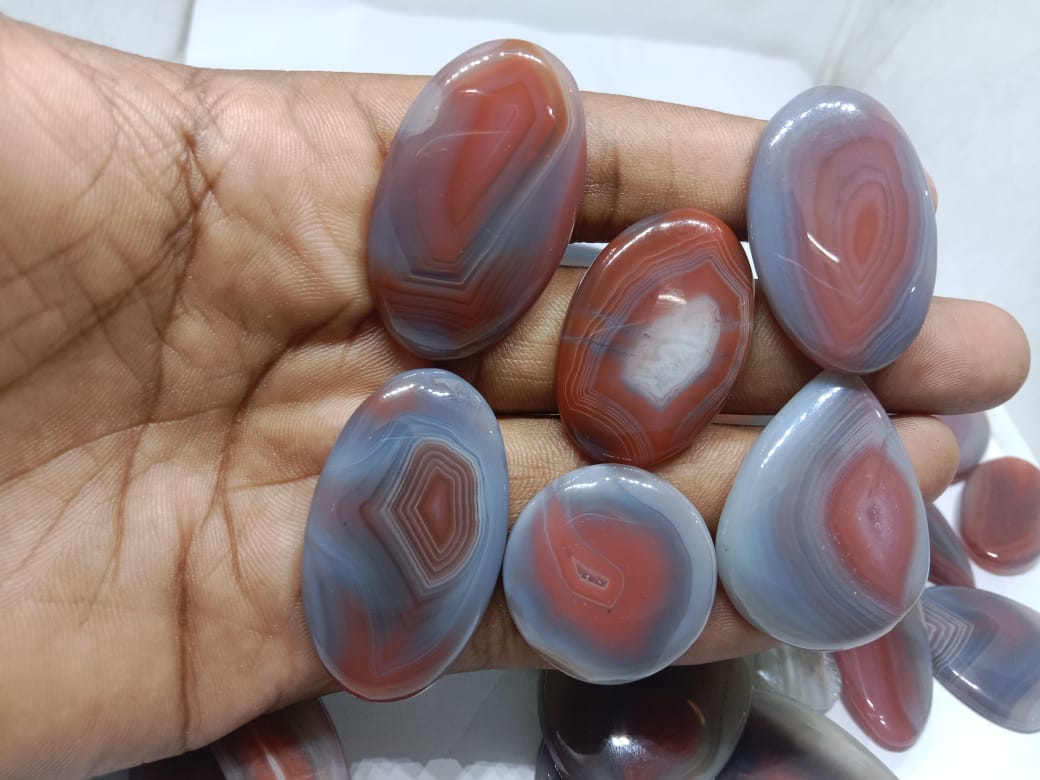 Natural Botswana Agate Lot Handmade