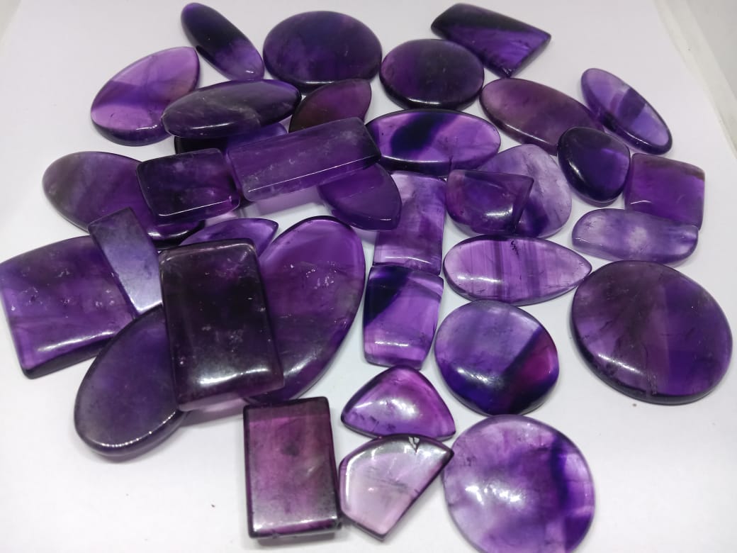 Natural Amethyst Cabochon (Natural)