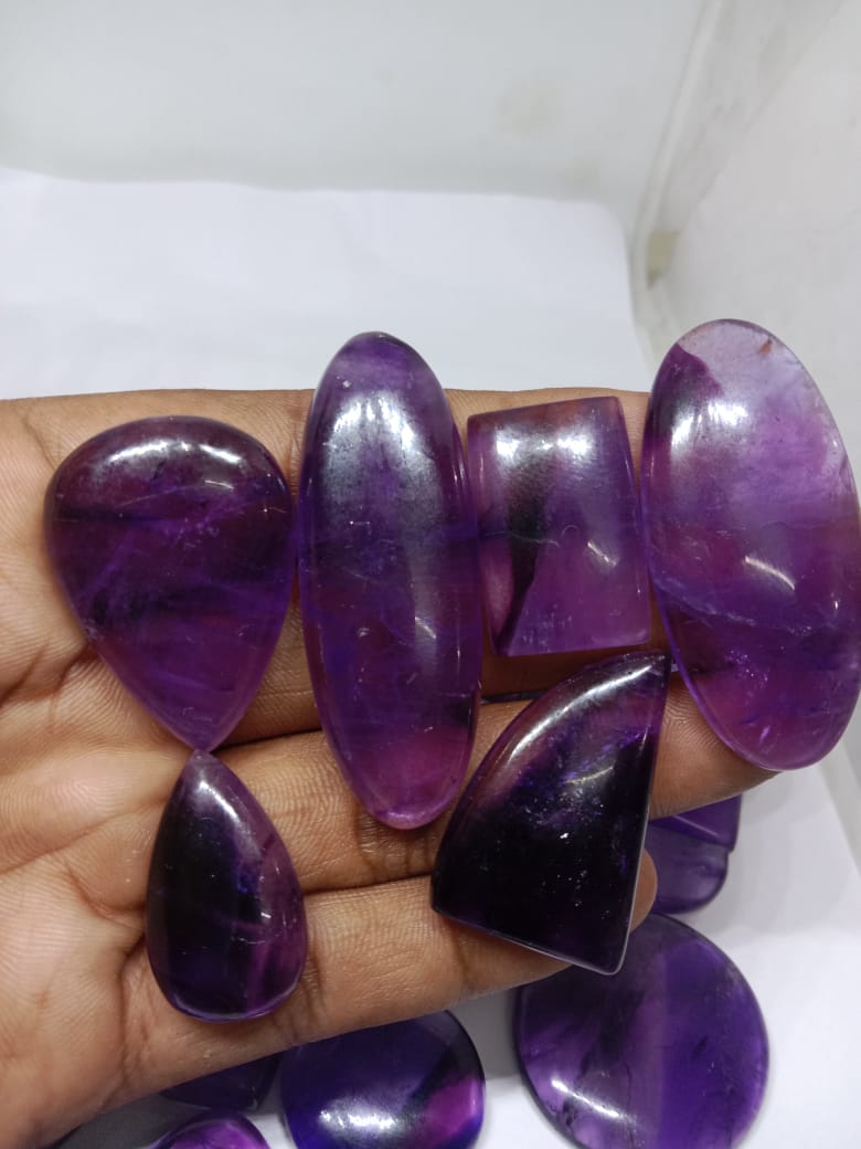 Natural Amethyst Cabochon (Natural)