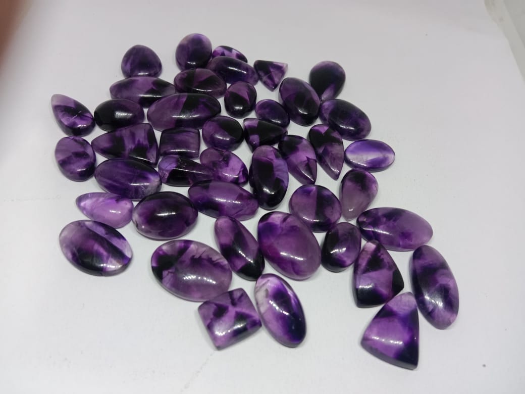 Amethyst Star Cabochon (Natural)