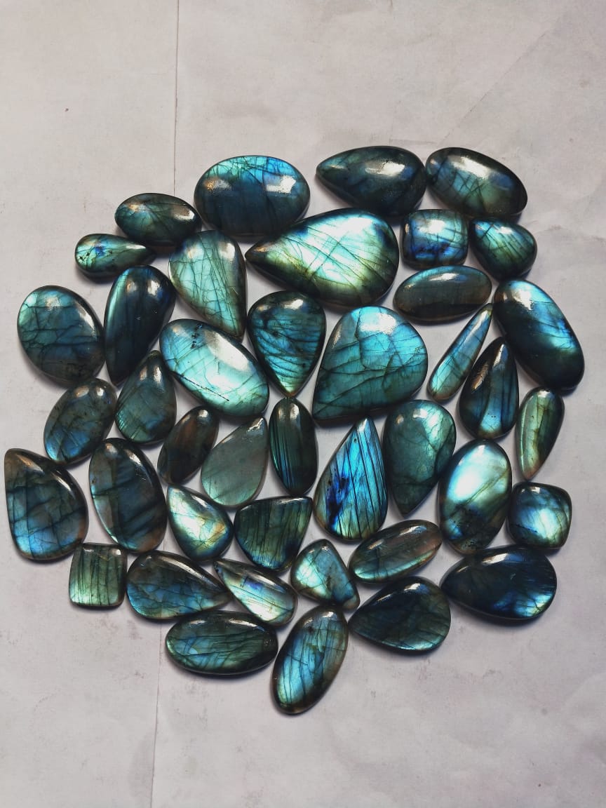Natural Labradorite Green Fire Cabochon (Natural)