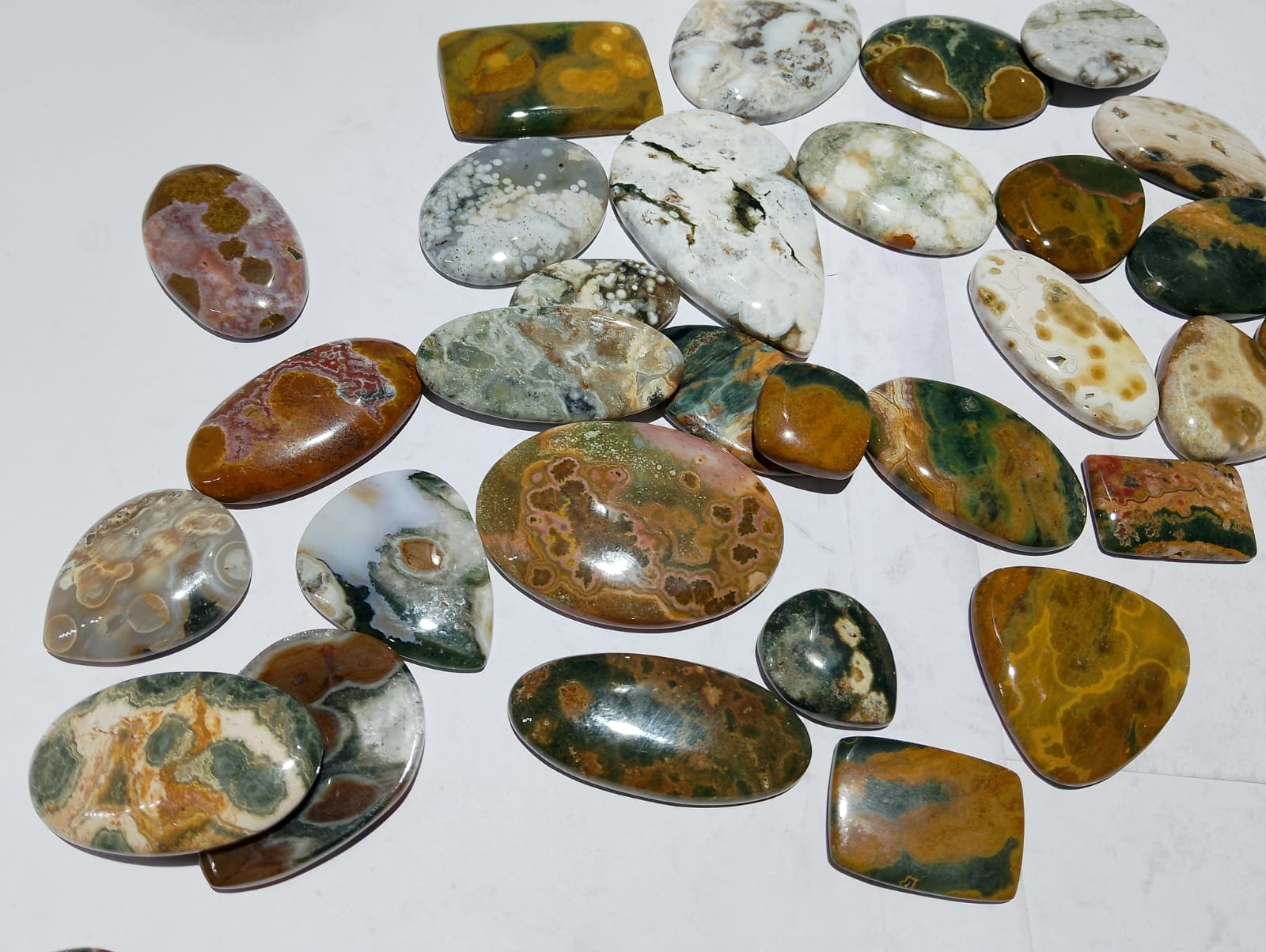 Natural Ocean Jasper Cabochon (Natural)
