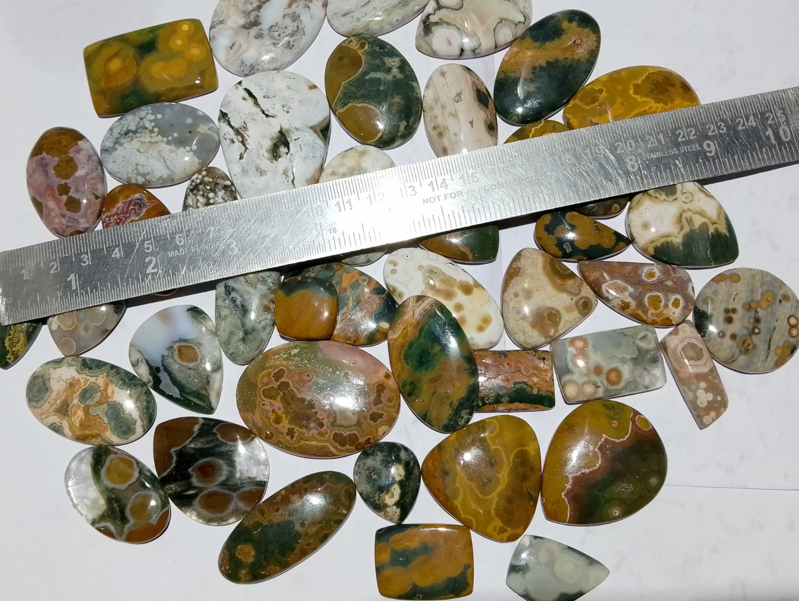 Natural Ocean Jasper Cabochon (Natural)
