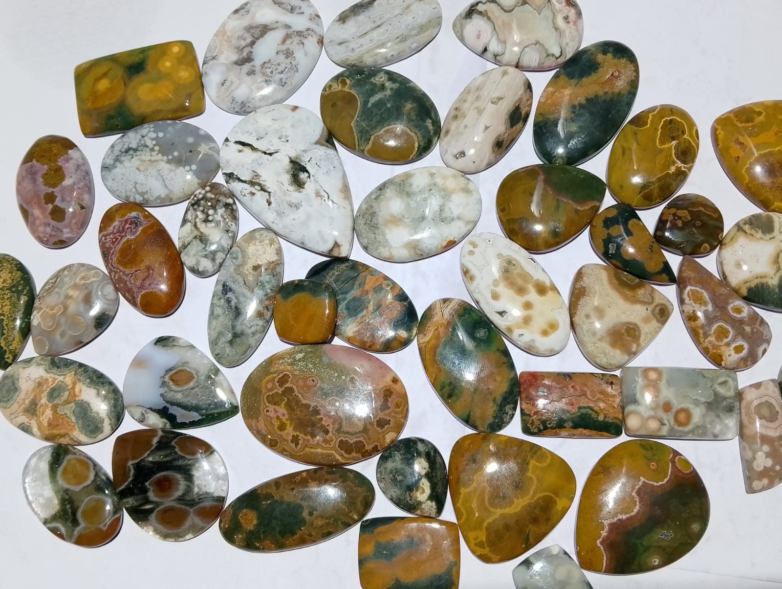 Natural Ocean Jasper Cabochon (Natural)