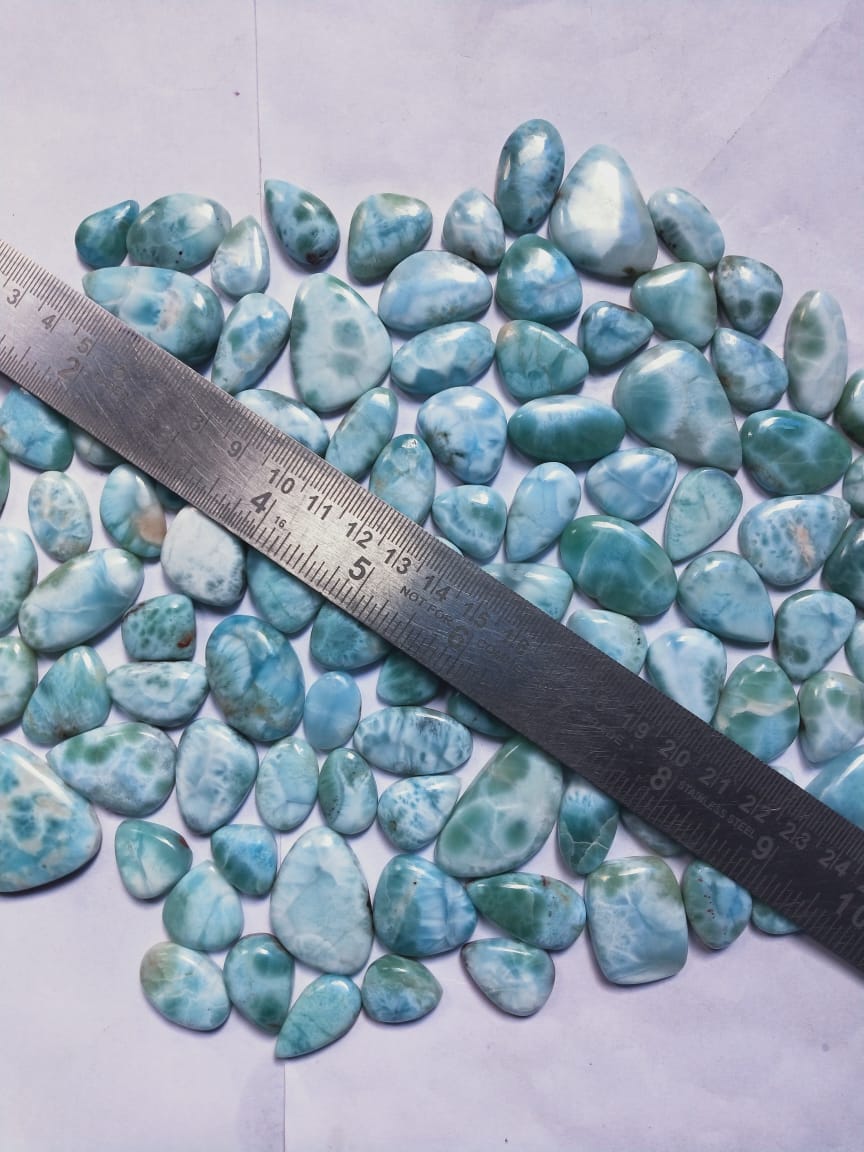 Natural Larimar  Cabochon (Natural)