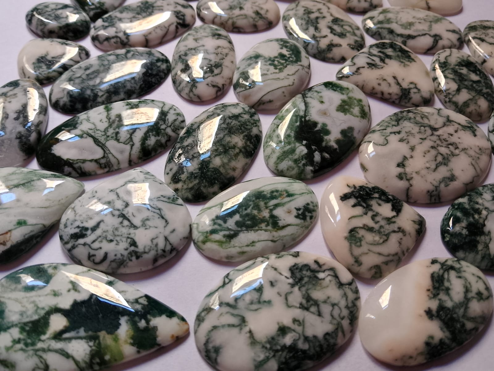 Natural Tree Agate Cabochon (Natural)
