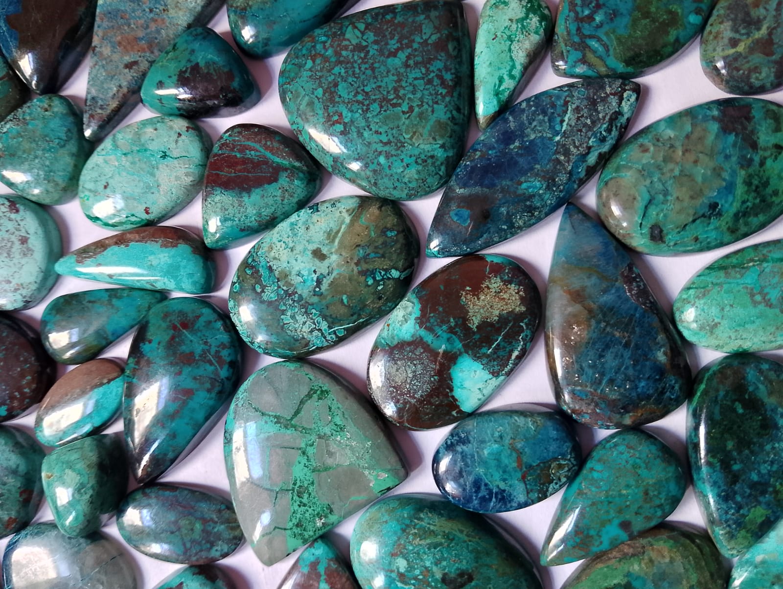 Natural SHATTUCKITE Cabochon Wholesale Lot By Weight With Different Shapes And Sizes Used For Jewelry Making (Natural)