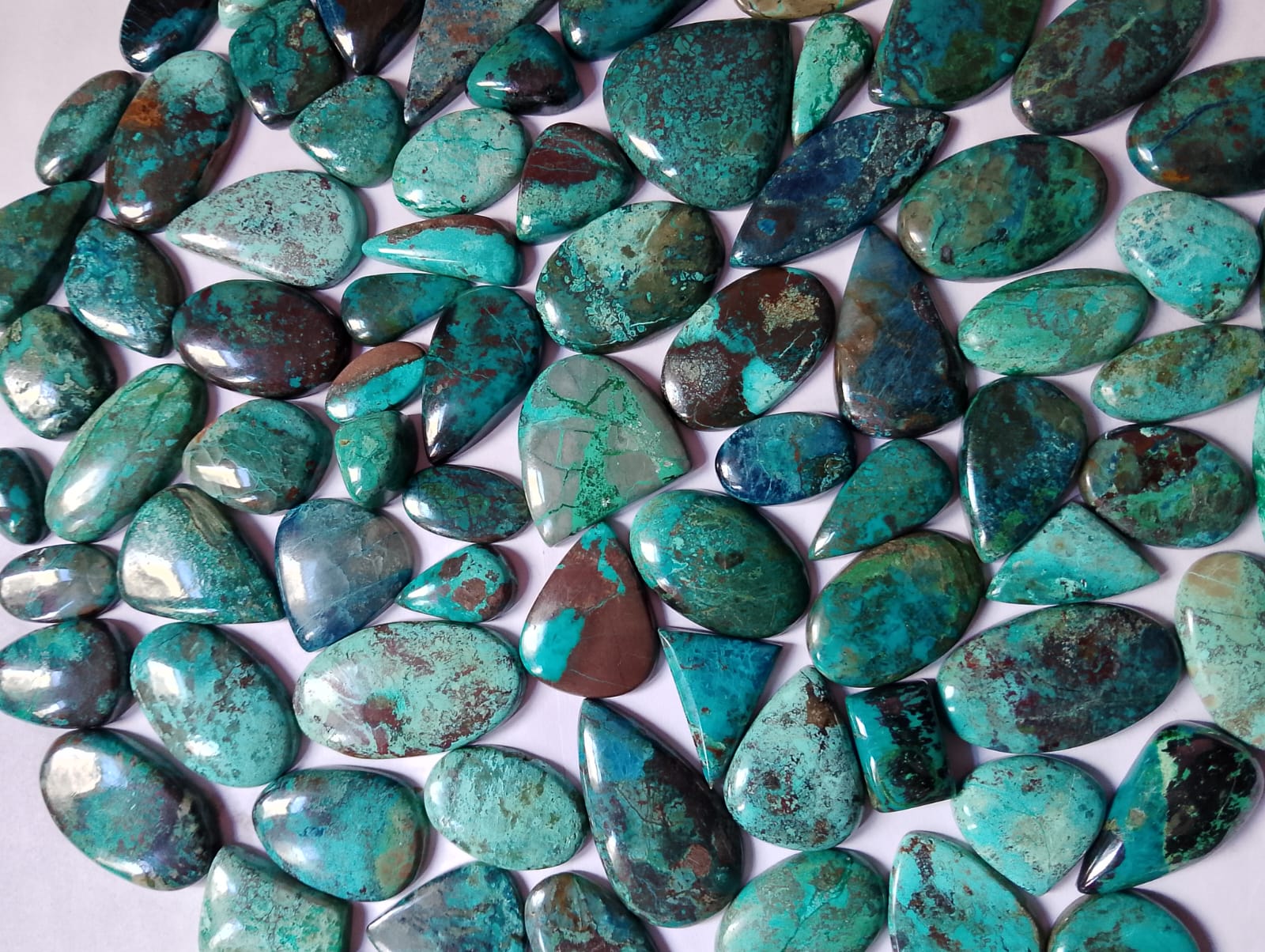 Natural SHATTUCKITE Cabochon Wholesale Lot By Weight With Different Shapes And Sizes Used For Jewelry Making (Natural)