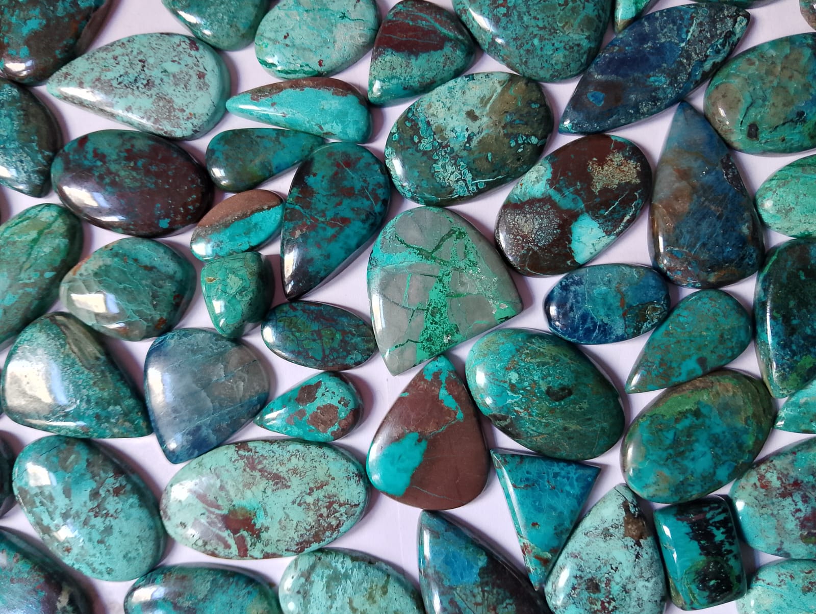 Natural SHATTUCKITE Cabochon Wholesale Lot By Weight With Different Shapes And Sizes Used For Jewelry Making (Natural)