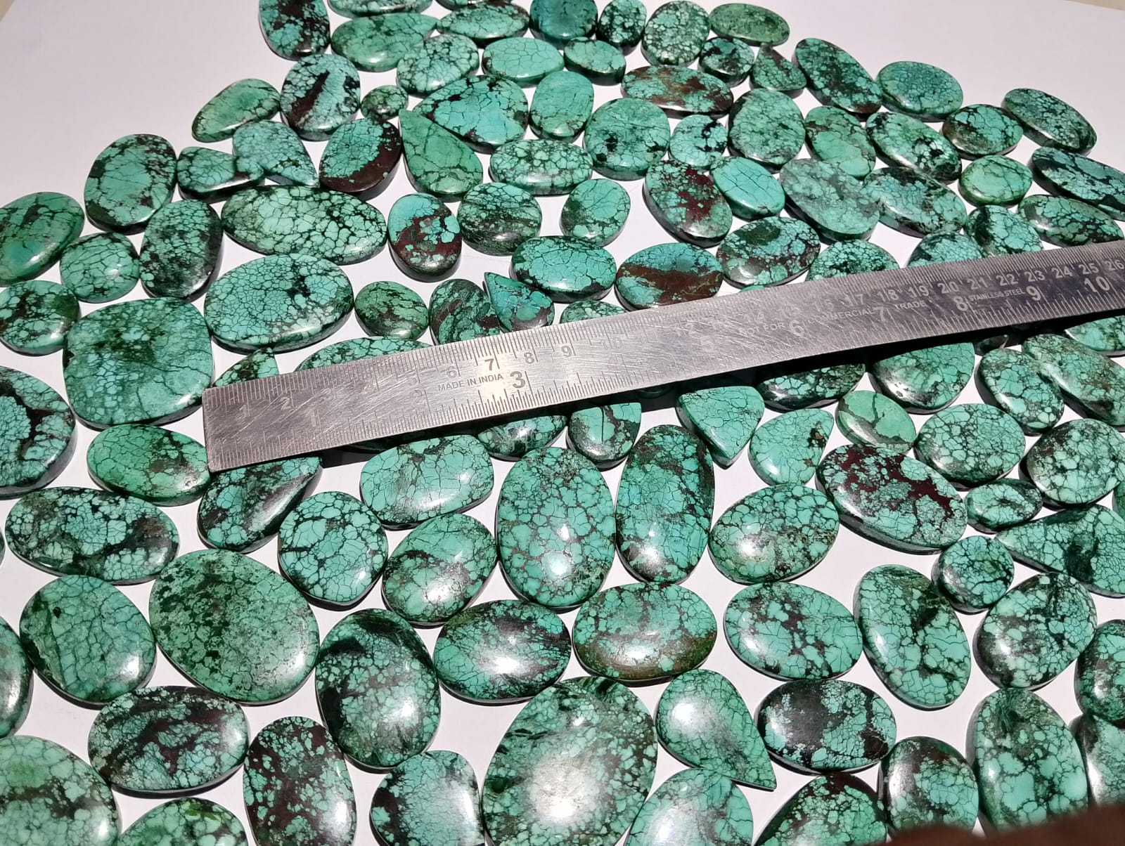 Magnesite Turquoise Cabochon (Natural-Dyed)
