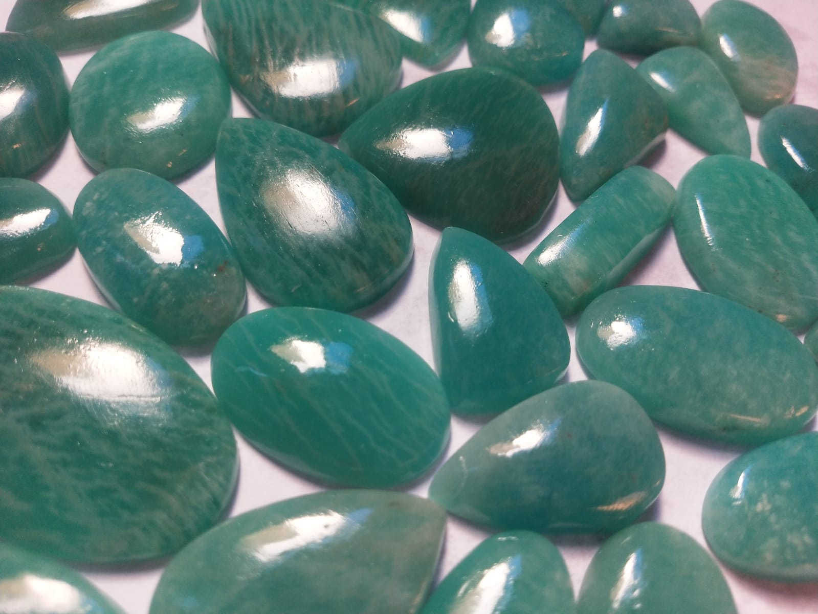 Green Amazonite Natural Gemstone (Cabochon )