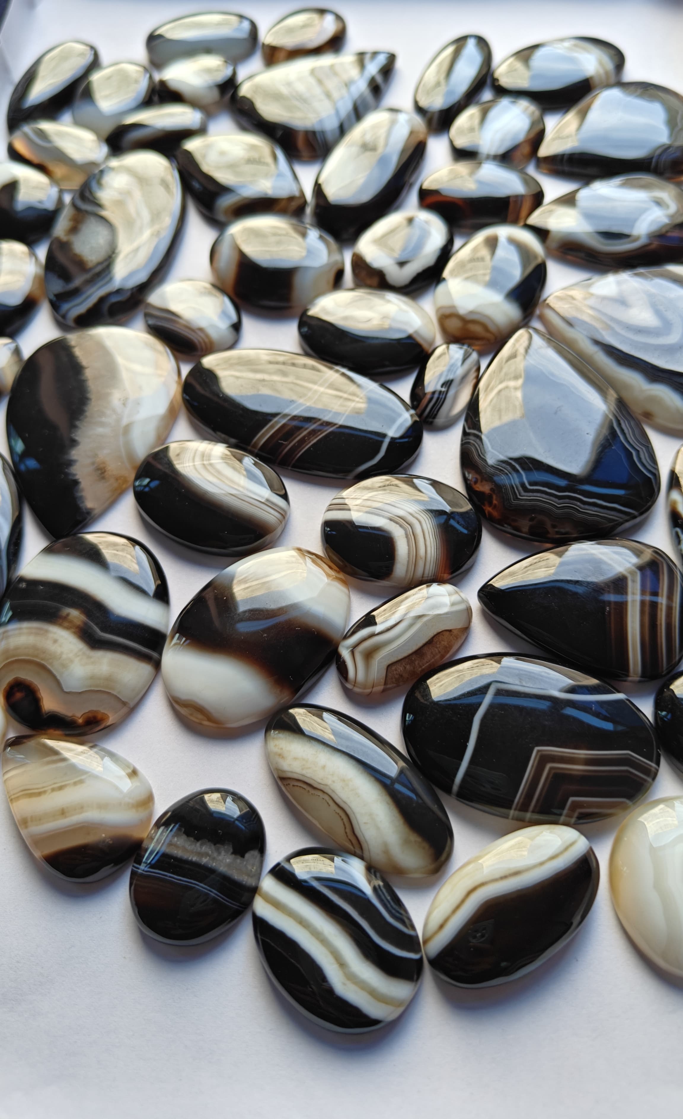 Natural Sulemani Hakik Mix Shape Gemstone (Cabochon )