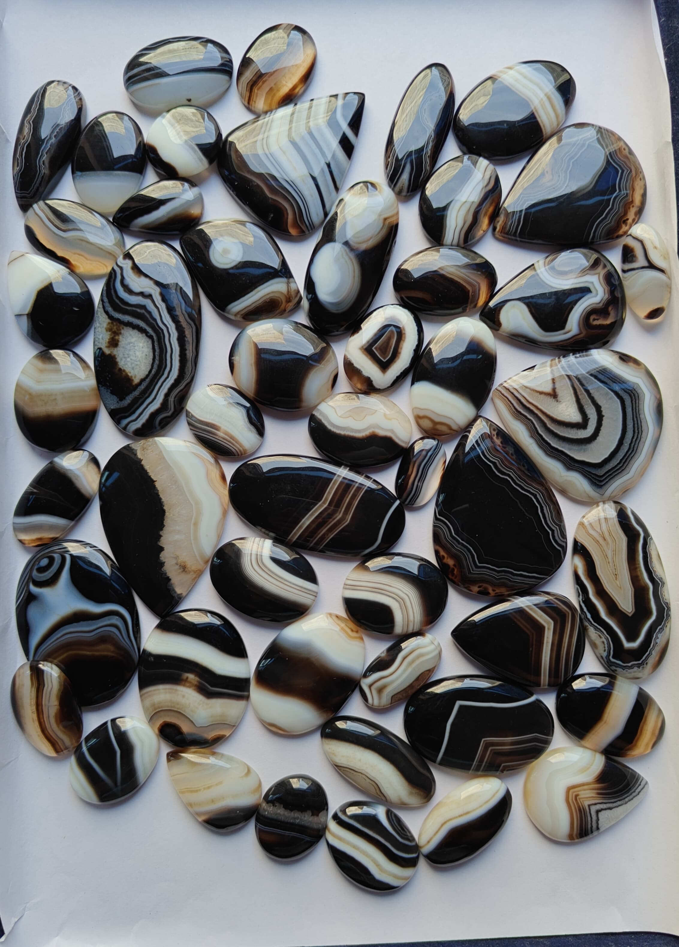 Natural Sulemani Hakik Mix Shape Gemstone (Cabochon )