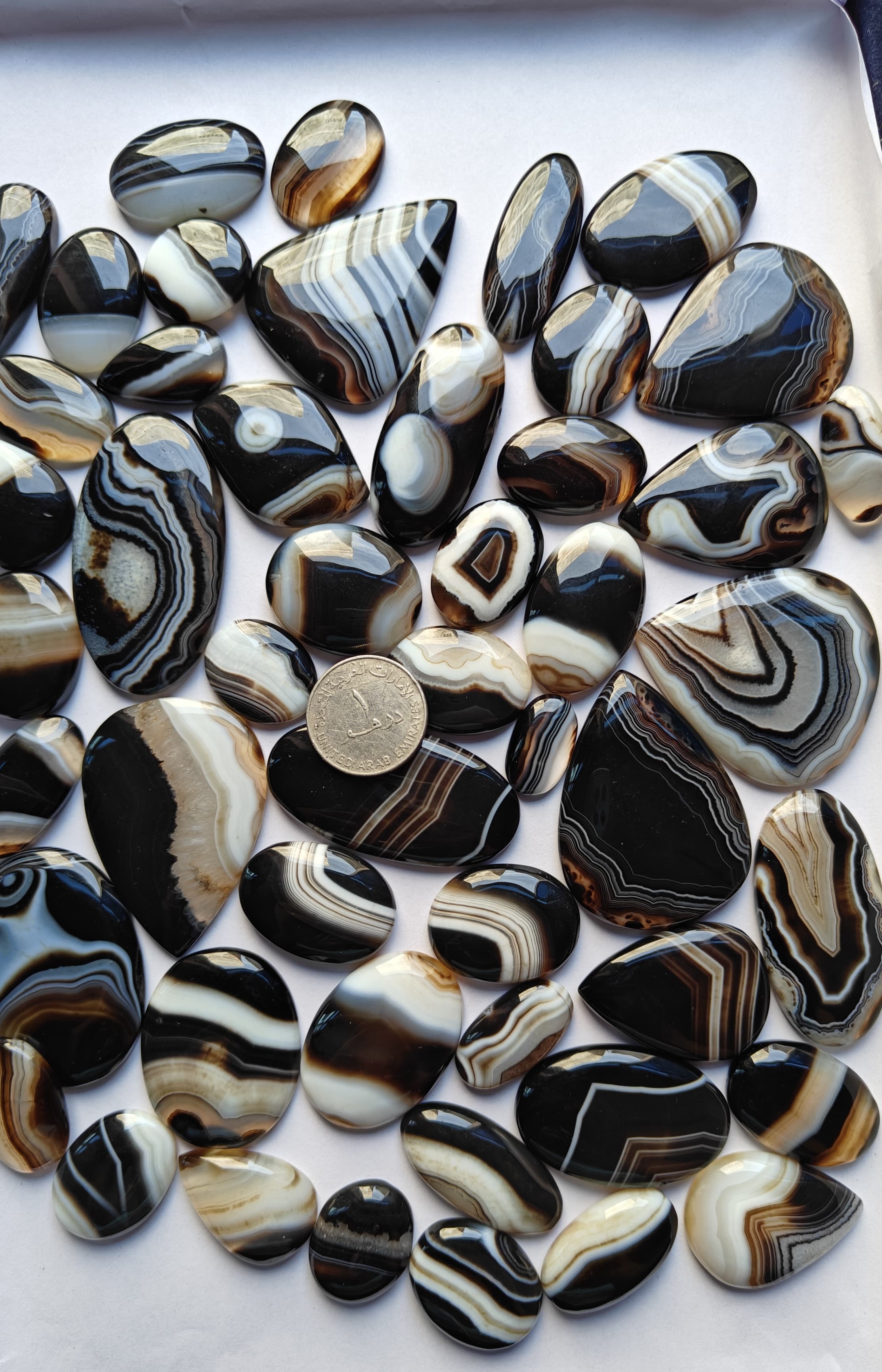 Natural Sulemani Hakik Mix Shape Gemstone (Cabochon )