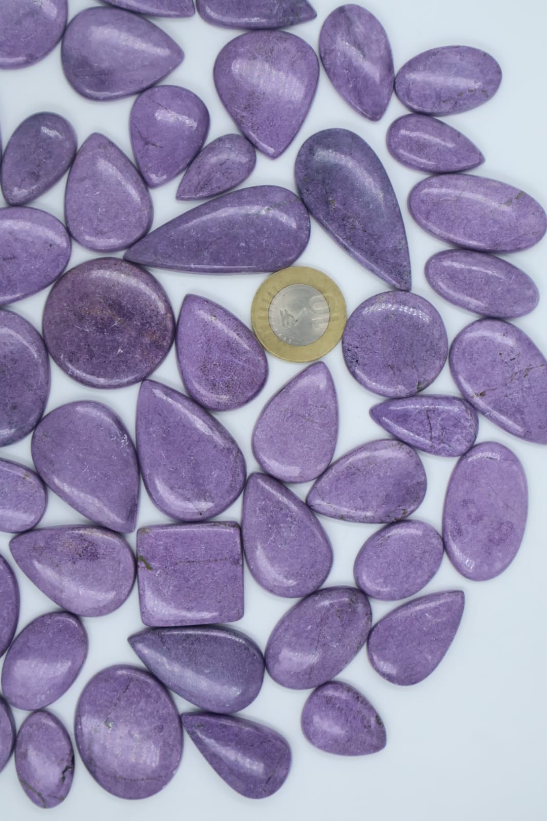 Natural Stichtite Mix Shape Gemstone (Cabochon )