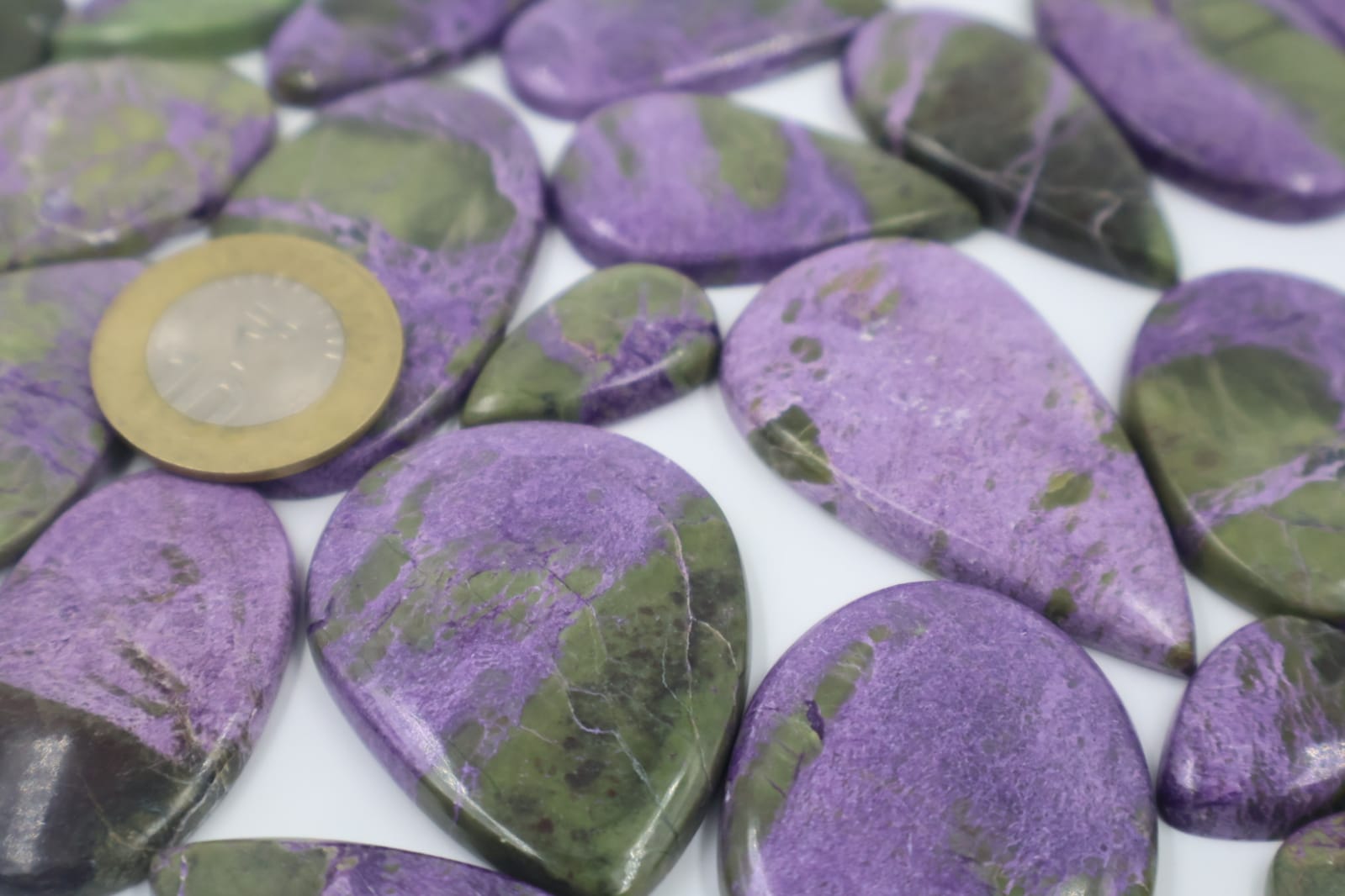 Natural Stichtite Mix Shape Gemstone (Cabochon )