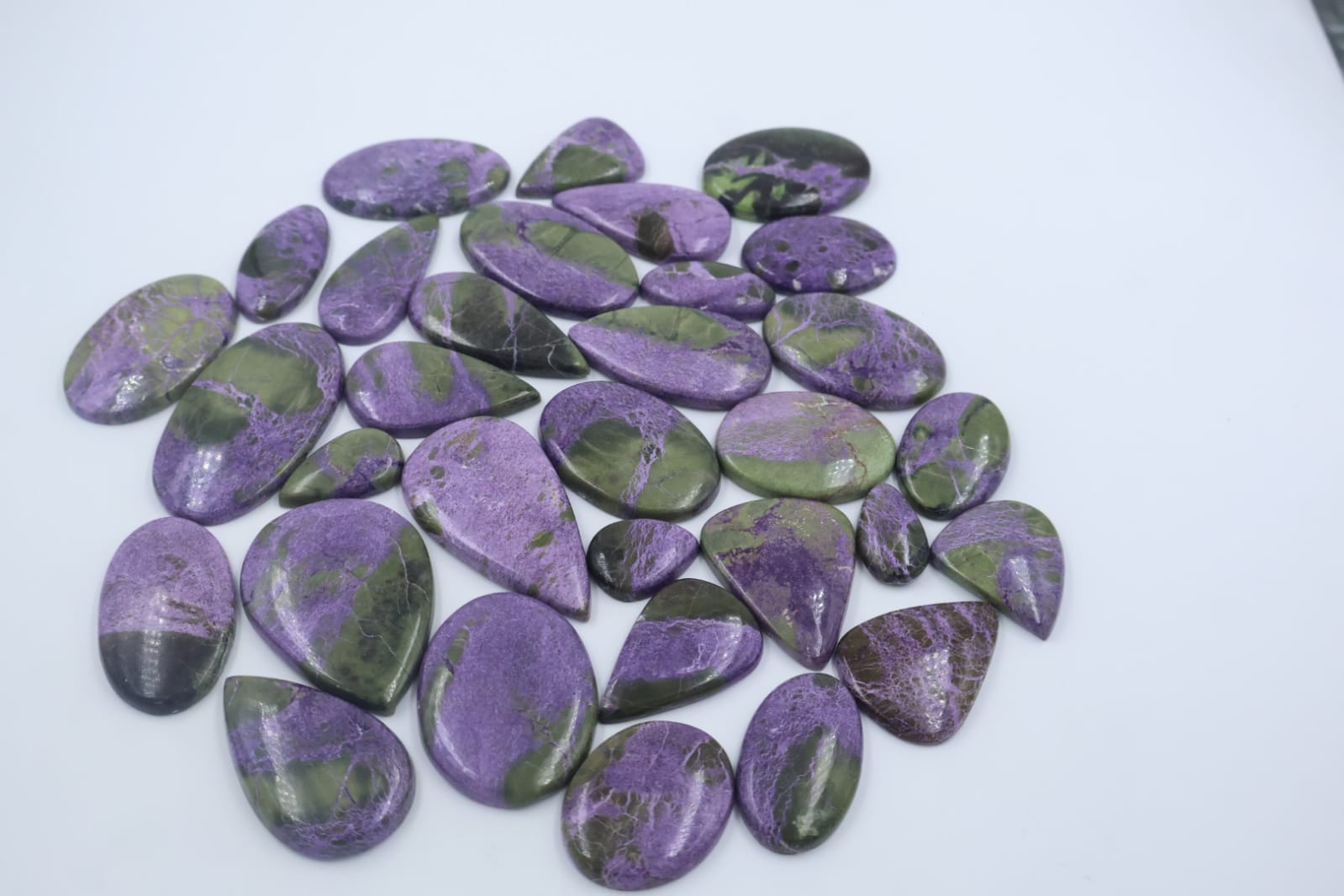 Natural Stichtite Mix Shape Gemstone (Cabochon )