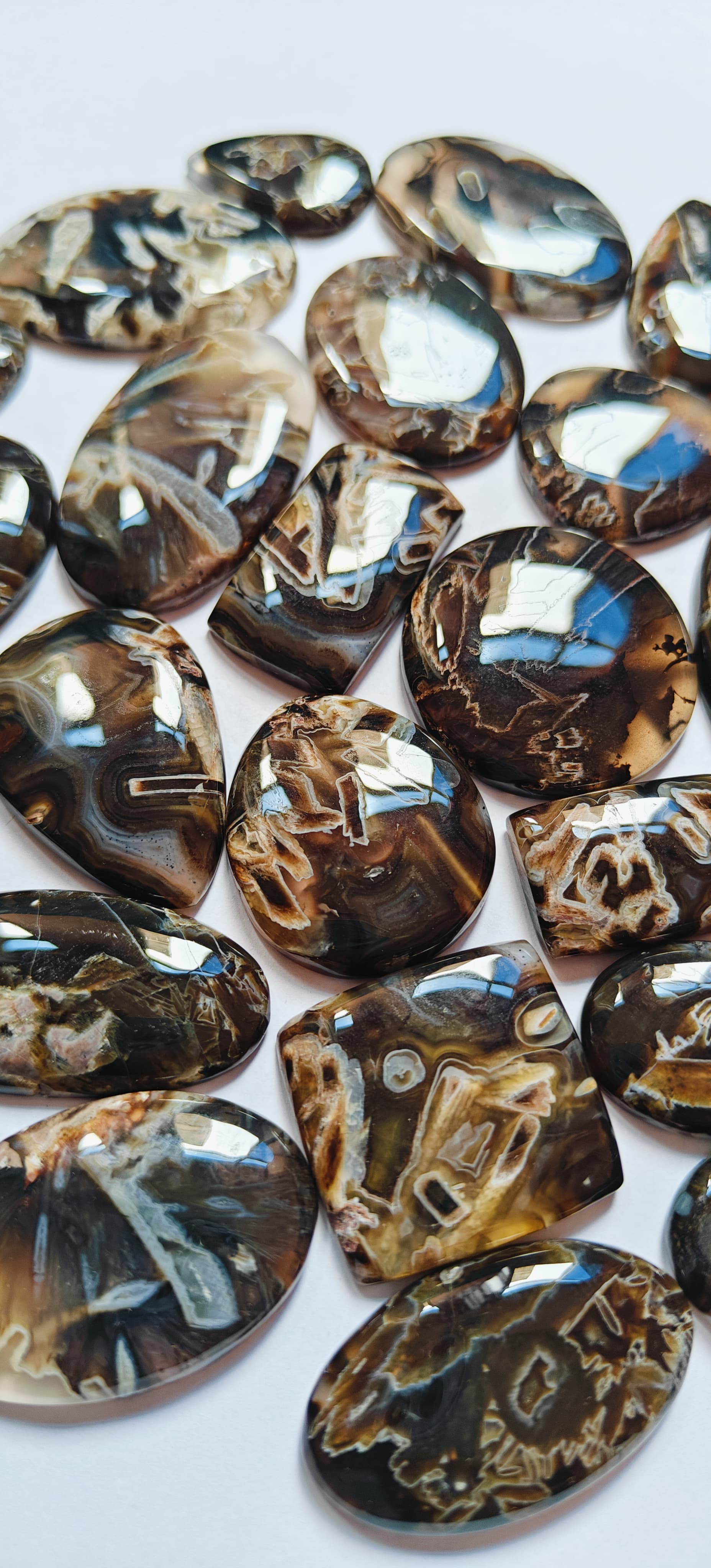 Natural Stick Agate  Mix Shape Gemstone (Cabochon )